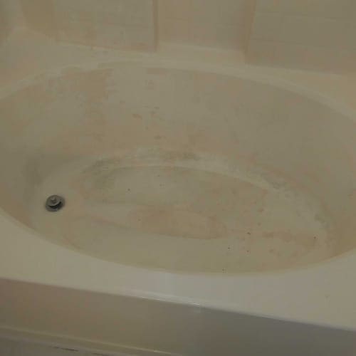 Tile Floor Restoration — before refinishing